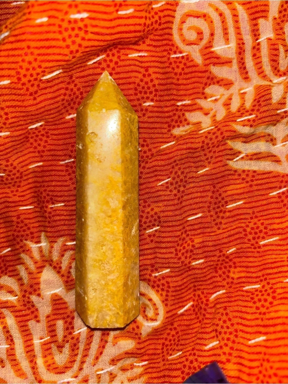 Bumblebee Jasper Crystal Tower Yellow & Brown
